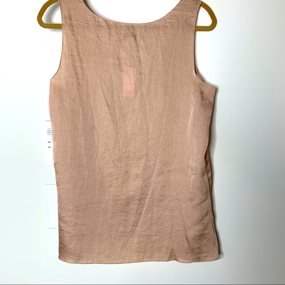 NWT LOFT Champagne Sequin Tank Sz Large - Picture 5 of 5